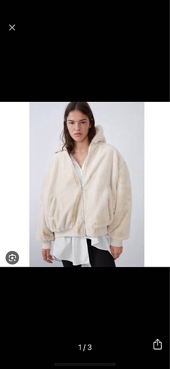Zara çift taraflı mont