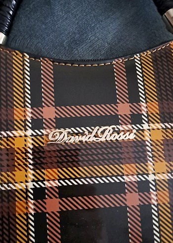 Yılan Desenli Kadın Süet El Çantası - Görsel 6