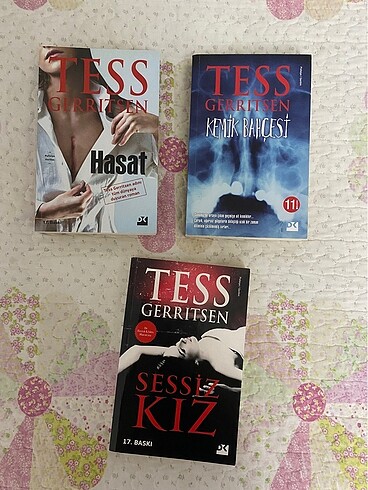 TESS GERRITSEN 3 KİTAP [SESSİZ KIZ / HASAT / KEMİK BAHÇESİ]
