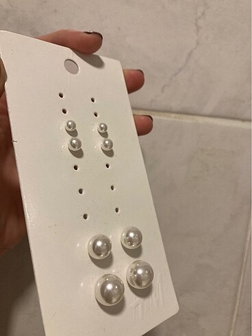 H&M H&m inci küpe 4set