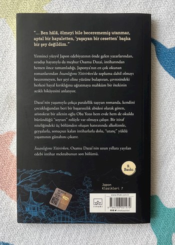 İnsanlığımı Yitirirken - Osamu Dazai