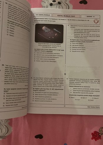 TYT Sosyal Bilimler Branş Denemeleri 30x20