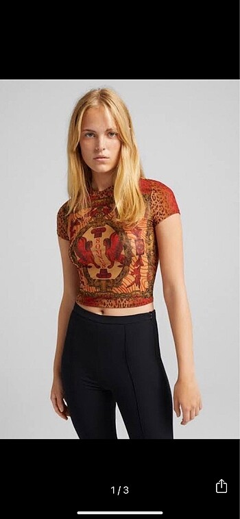 Bershka Tül Crop