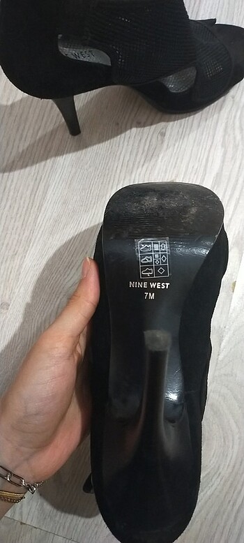 38 Beden siyah Renk Siyah Topuklu Ayakkabı
