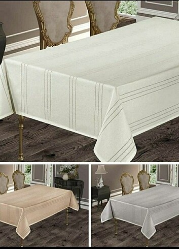 160X220'cm İPEK KETEN ÜZERİNE KURDALE EL İŞİ LÜX MASA ÖRTÜSÜ