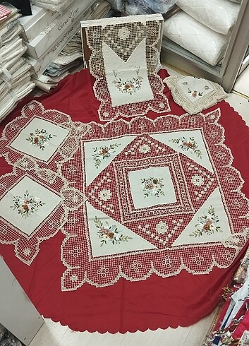 Beden ten rengi Renk 16'PRÇ ÇİVİ KURDELE EL İŞİ LÜX SALON TAK