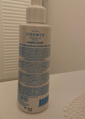 Cosmed Anatolia Arındırıcı Yüz Temizleyici 200 ml - Görsel 2