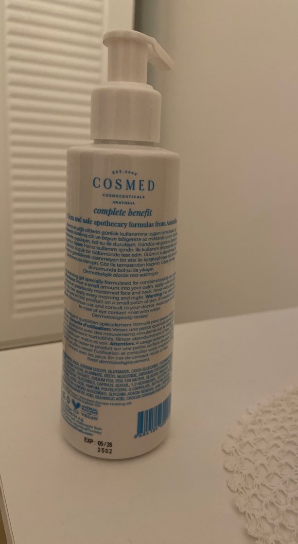 Cosmed Anatolia Arındırıcı Yüz Temizleyici 200 ml - Görsel 2