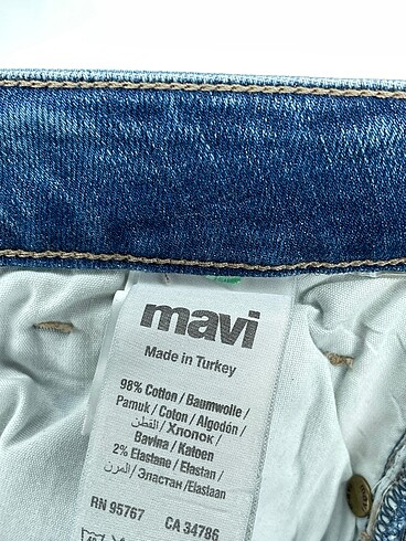 s Beden çeşitli Renk Mavi Jeans Skinny %70 İndirimli.