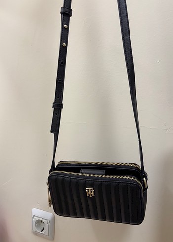 Siyah Deri Kadın Çapraz Çanta - Görsel 3