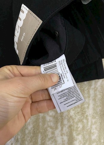 Mavi Siyah Mom Jeans - Görsel 4