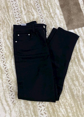 Mavi Siyah Mom Jeans - Görsel 3