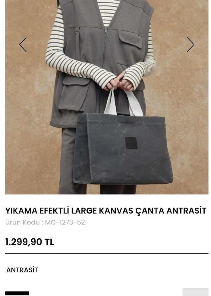 manuka kanvas çanta - Görsel 2