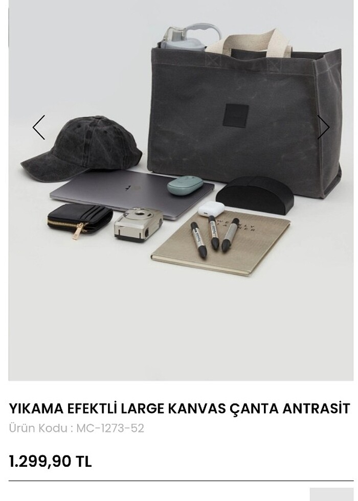 manuka kanvas çanta - Görsel 3