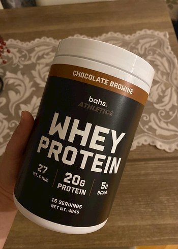 Bahs Athletics Whey Protein Çikolatalı Brownie 464g