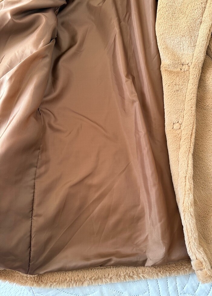 defacto peluş mont - Görsel 4