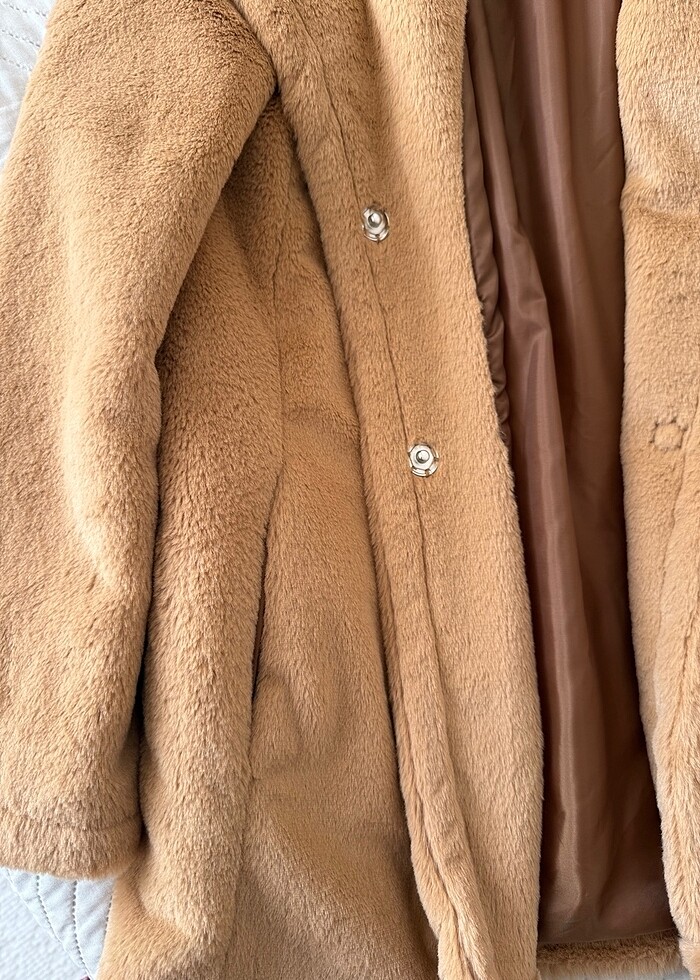 defacto peluş mont - Görsel 3