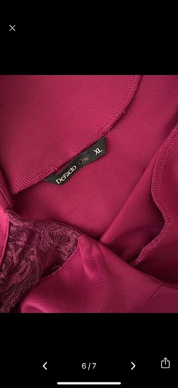 defacto dantel detaylı elbise - Görsel 6