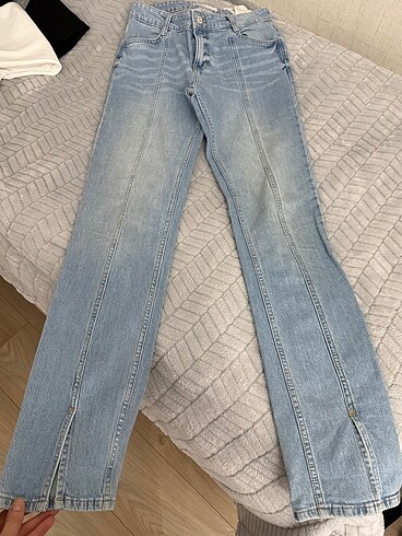 bershka orta bel jean - Görsel 2