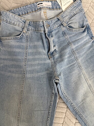 bershka orta bel jean - Görsel 4