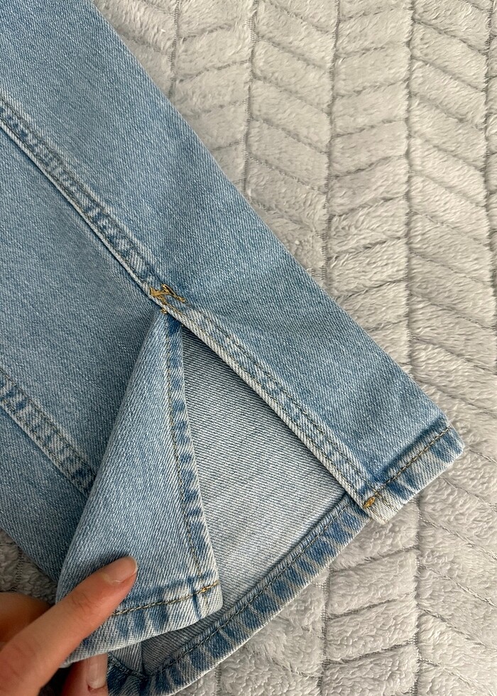 bershka  orta bel jean - Görsel 5
