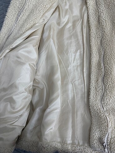 standart beden geniş peluş mont - Görsel 2