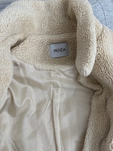 standart beden geniş peluş mont - Görsel 3