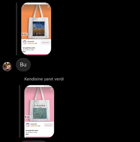 2 adet bez çanta
