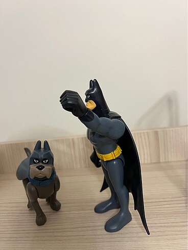  Beden Renk Batman ve köpeği figür oyuncak