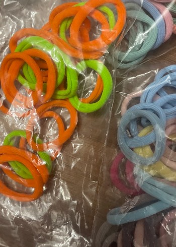 Renkli Elastik Çocuk Saç Tokaları 10 adet - Görsel 2