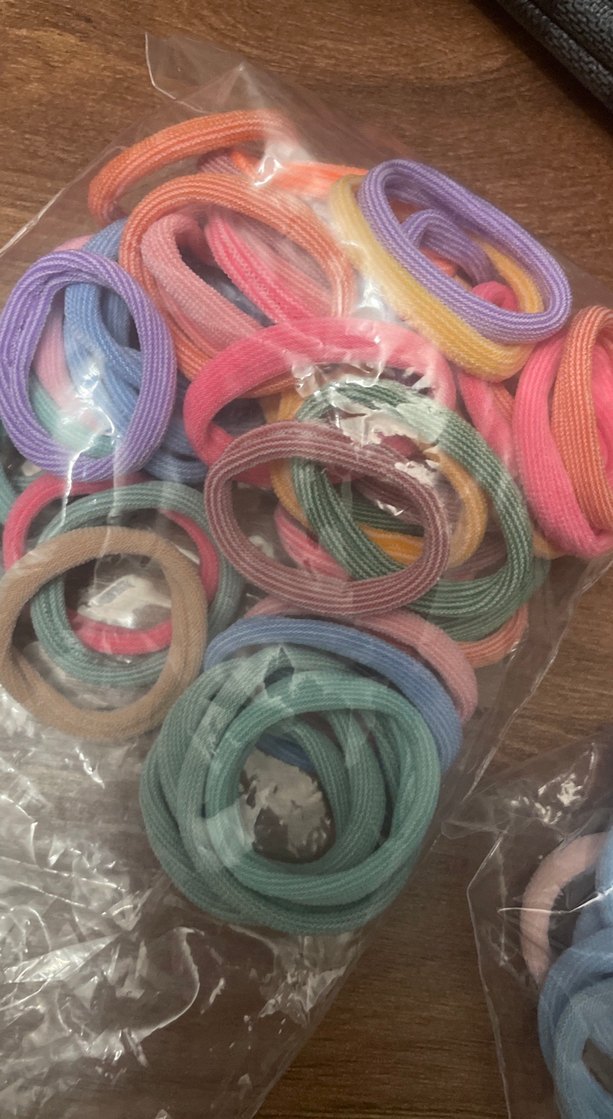 Renkli Elastik Çocuk Saç Tokaları 10 adet - Görsel 3