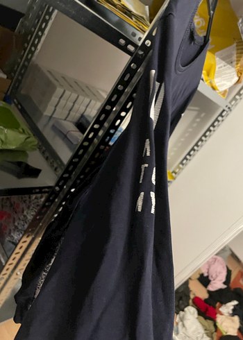 Siyah Baskılı Uzun Kollu Erkek Tişört - Görsel 5