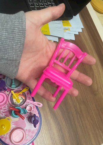 Renkli Pembe Mini Mutfak Oyuncak Seti - Görsel 3