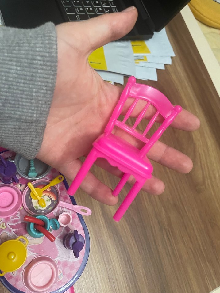 Renkli Pembe Mini Mutfak Oyuncak Seti - Görsel 3