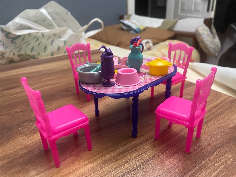 Renkli Pembe Mini Mutfak Oyuncak Seti - Görsel 4