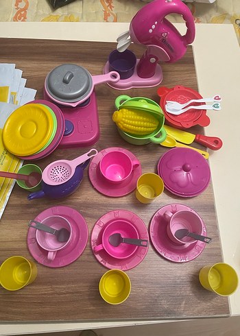 Renkli Oyuncak Mutfak Seti - Görsel 9