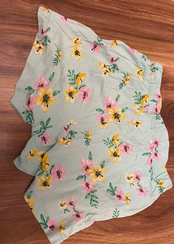 Çiçek Desenli Bohem Kız Şort - Görsel 4