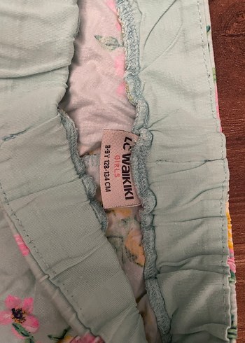 Çiçek Desenli Bohem Kız Şort - Görsel 2