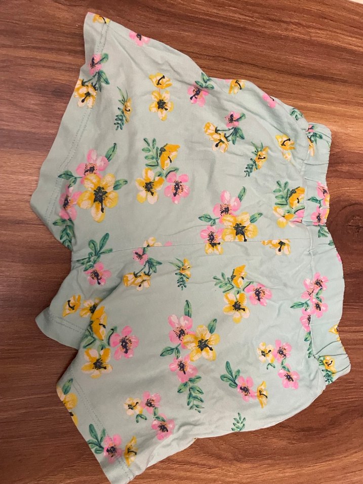 Çiçek Desenli Bohem Kız Şort - Görsel 4