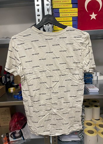 Pamuklu Beyaz Baskılı Erkek Tişört - Görsel 3