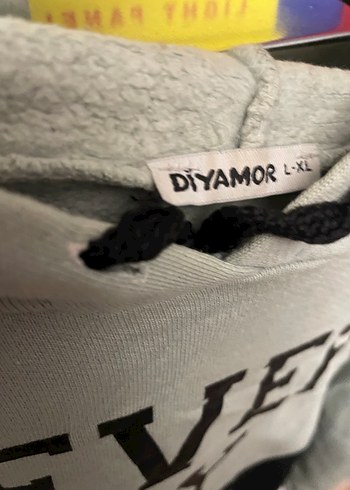 Gri Belden Kuşaklı Oversize Sweatshirt - Görsel 5