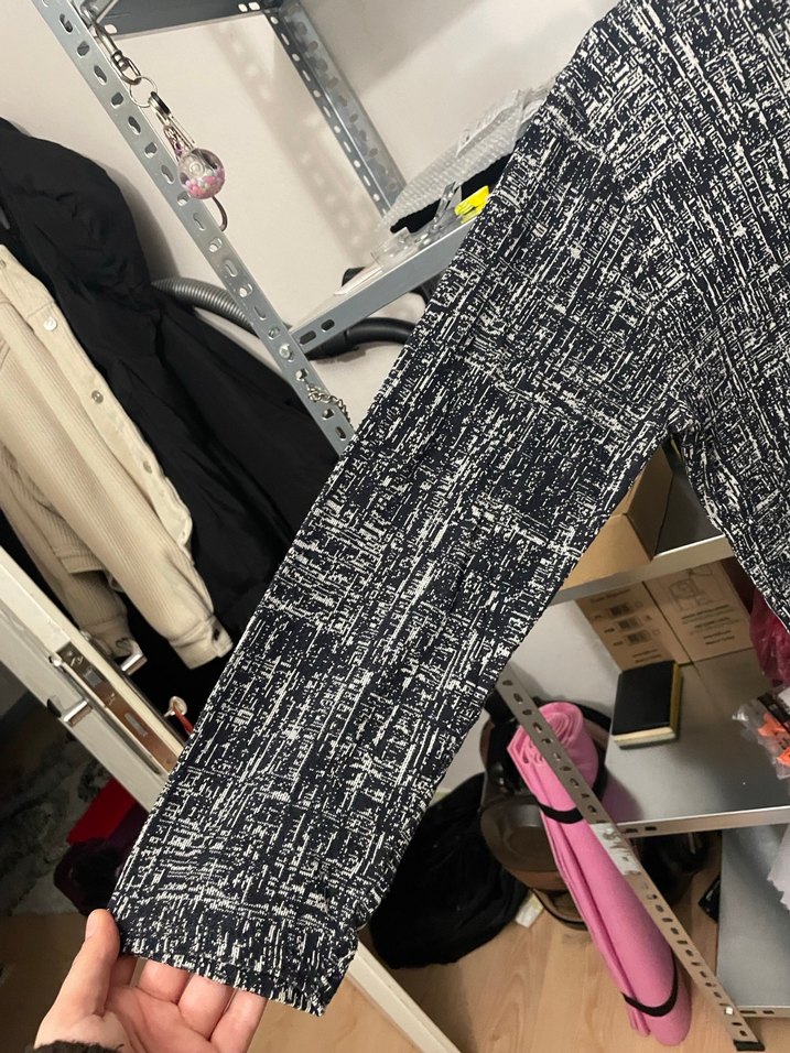 Gri Örme Uzun Kollu Salaş Bluz - Görsel 3