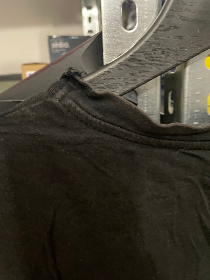 Siyah Baskılı Kısa Kollu Tişört - Görsel 4