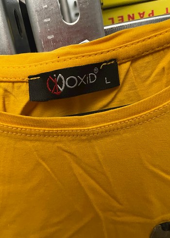 Erkek Sarı Kısa Kollu Street Wear Tişört - Görsel 3