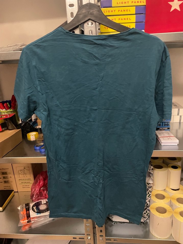 Turkuaz Erkek Kısa Kollu Tişört - Görsel 3