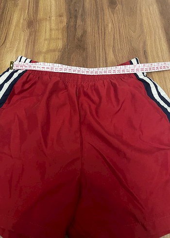 Erkek Kırmızı Mini Spor Şort - Görsel 3