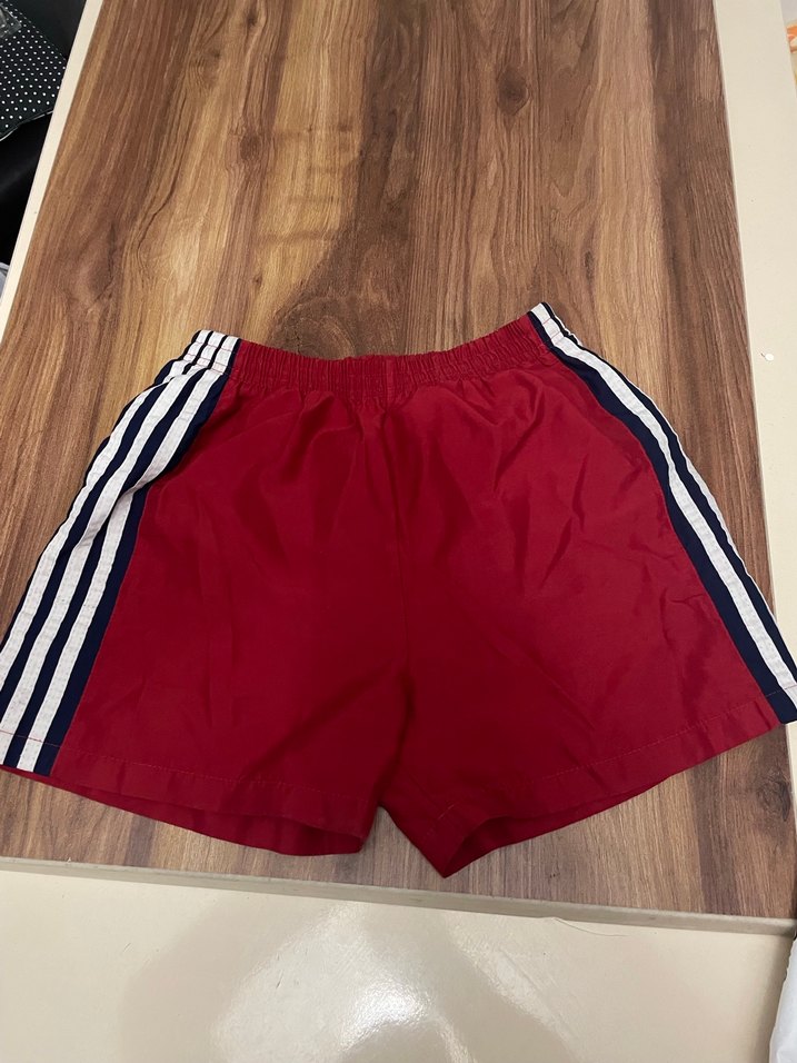 Erkek Kırmızı Mini Spor Şort - Görsel 2