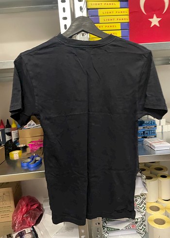 Siyah Baskılı Rock Punk Erkek Tişörtü - Görsel 2