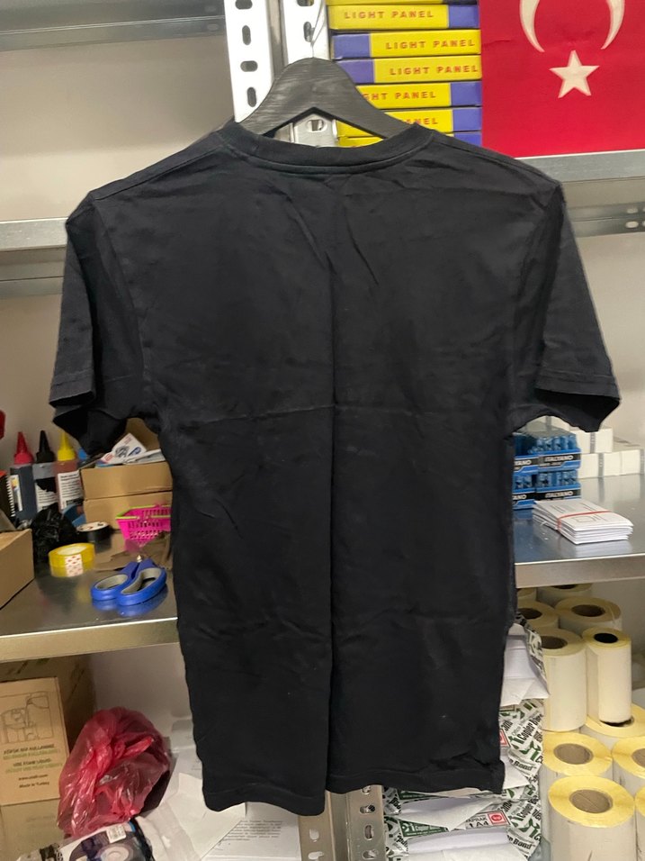 Siyah Baskılı Rock Punk Erkek Tişörtü - Görsel 2