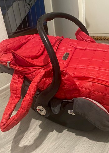 Parlak Kırmızı Bebek puset - Görsel 3